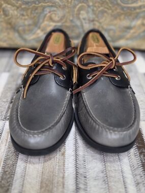 Men's Sperry Top-Sider Grey/ Black Size 10.5M Minty!!